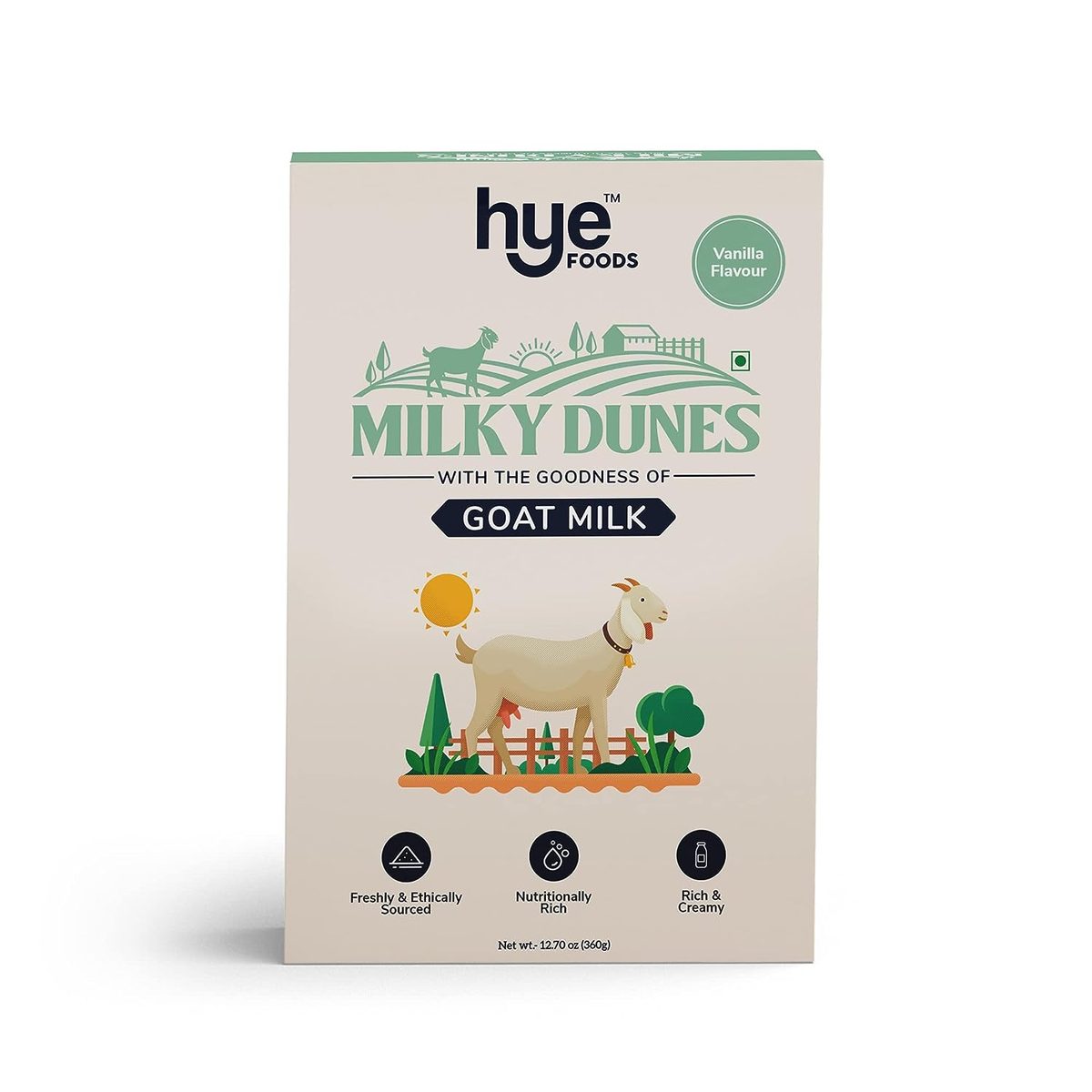 HYE FOODS 牛奶德 |牧场放牧？香草味？ 12.69 盎司（360 克）