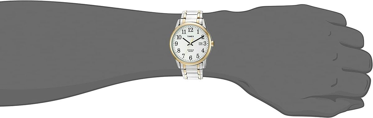 Timex Easy Reader 日期扩展表带 38 毫米手表