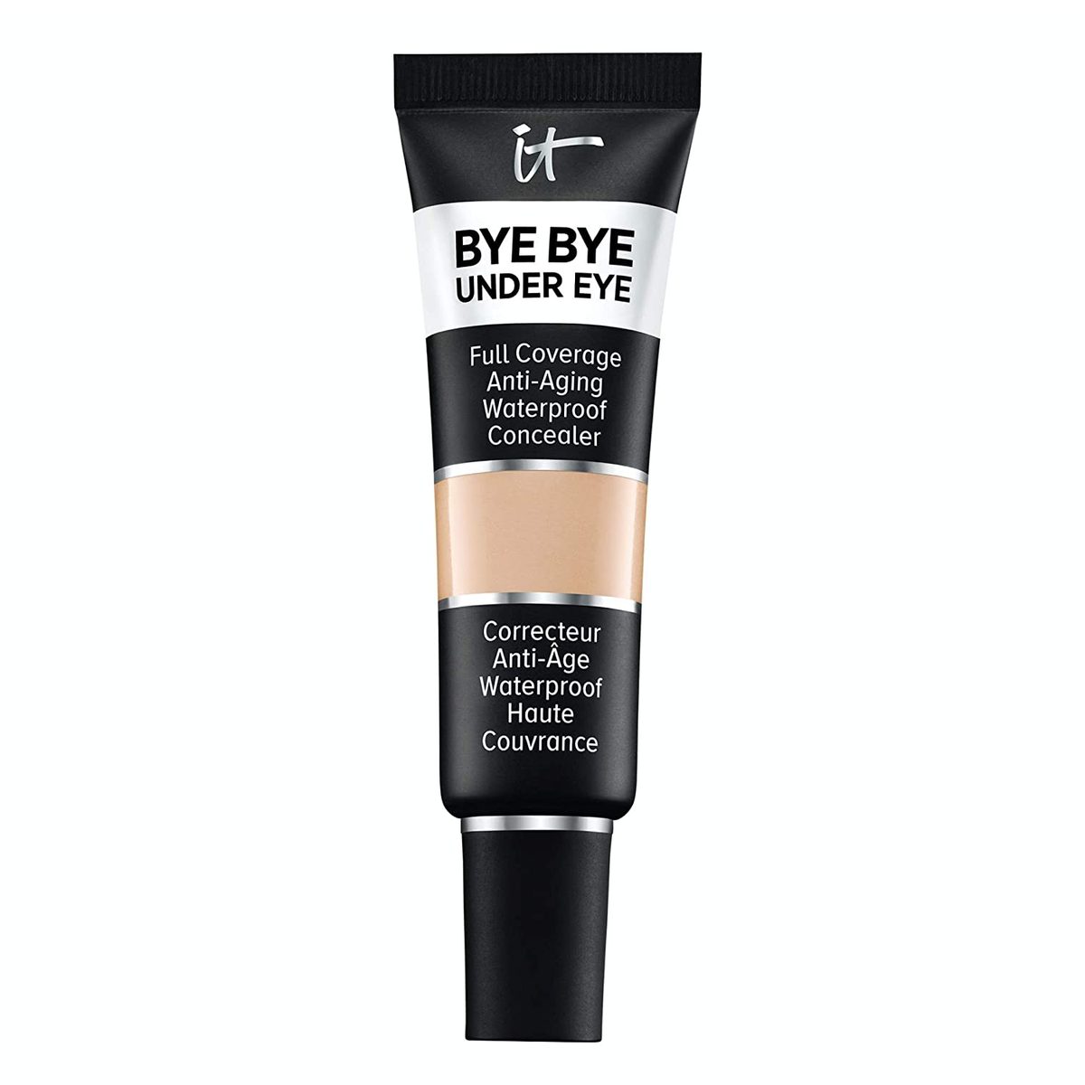 it COSMETICS Bye Bye Under Eye，20.0 中号（N）- 全覆盖、抗衰老、防水遮瑕膏 - 改善黑眼圈、皱纹和瑕疵的出现 - 0.4 液量盎司