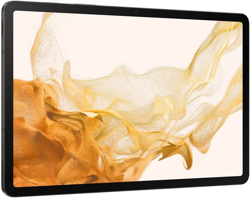 三星 Galaxy Tab S8 11 英寸 256GB WiFi 6E Android 平板电脑带大 LCD 屏幕，持久耐用的电池，随附 S Pen，超广角摄像头，美国版，石墨色