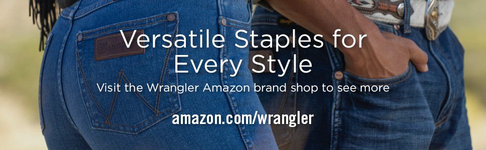 Wrangler Authentics 男式经典 5 口袋标准版型 Flex 牛仔裤