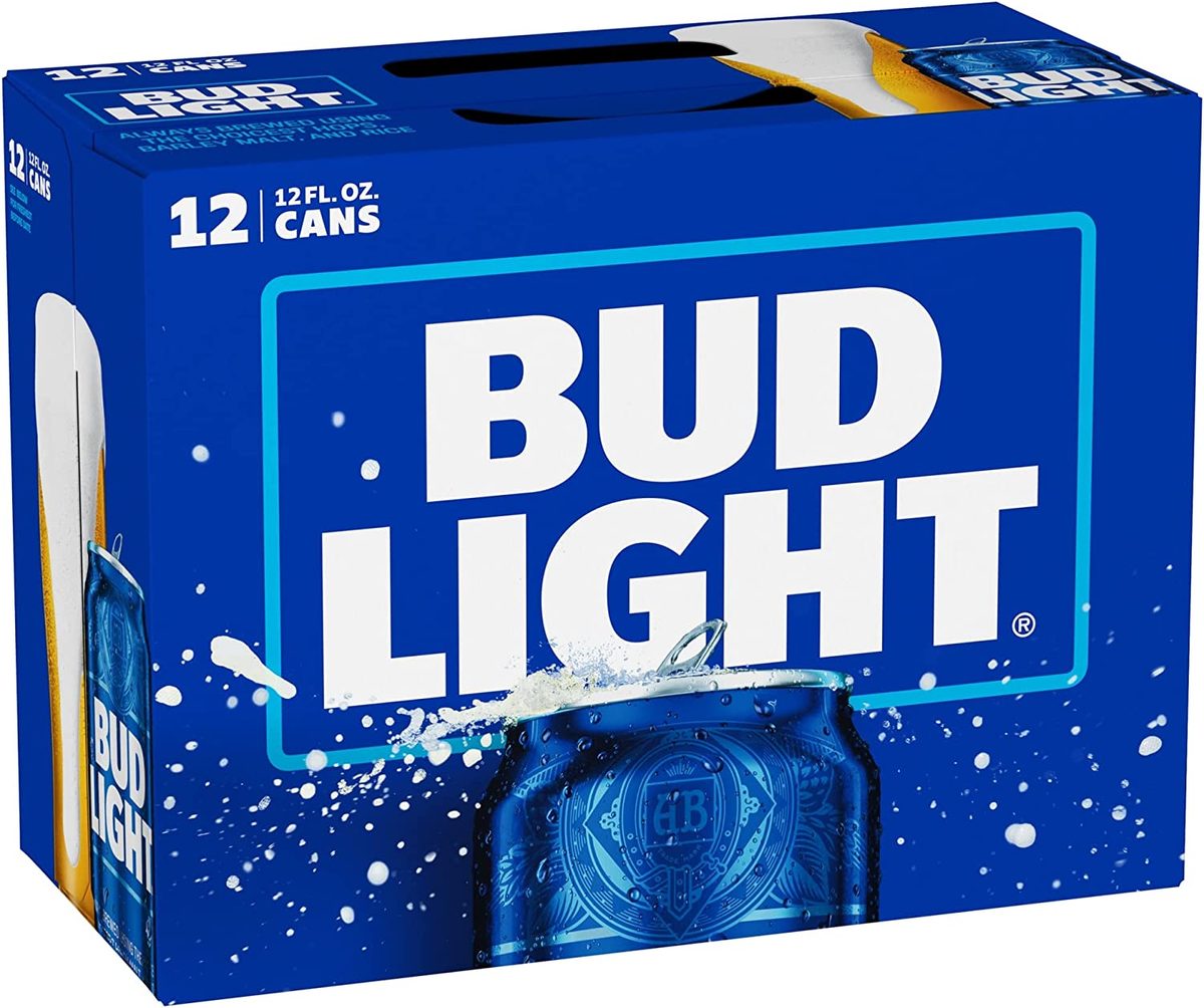 Bud Light，12 包，12 盎司罐装，4.2% ABV