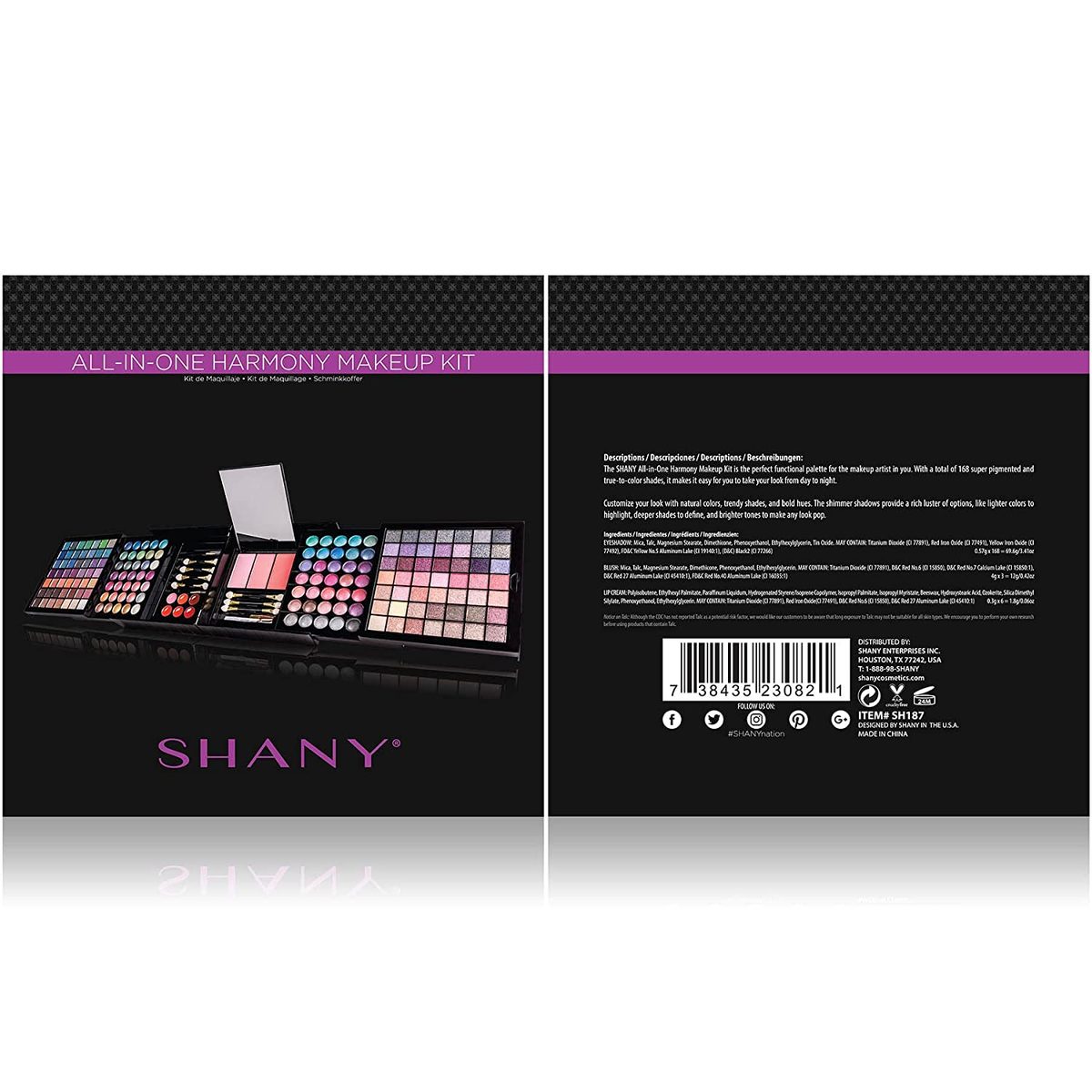 SHANY All In One Harmony 彩妆套装 - 终极色彩组合 - 新版