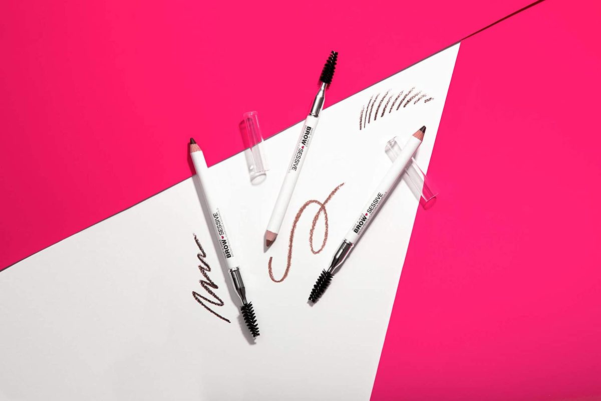 眉笔 By Wet n Wild Brow-Sessive Brow Makeup Pencil<liner Blending Brush, Precise, Fine Tip, Shapes, Defines, Fills, Dark Brown