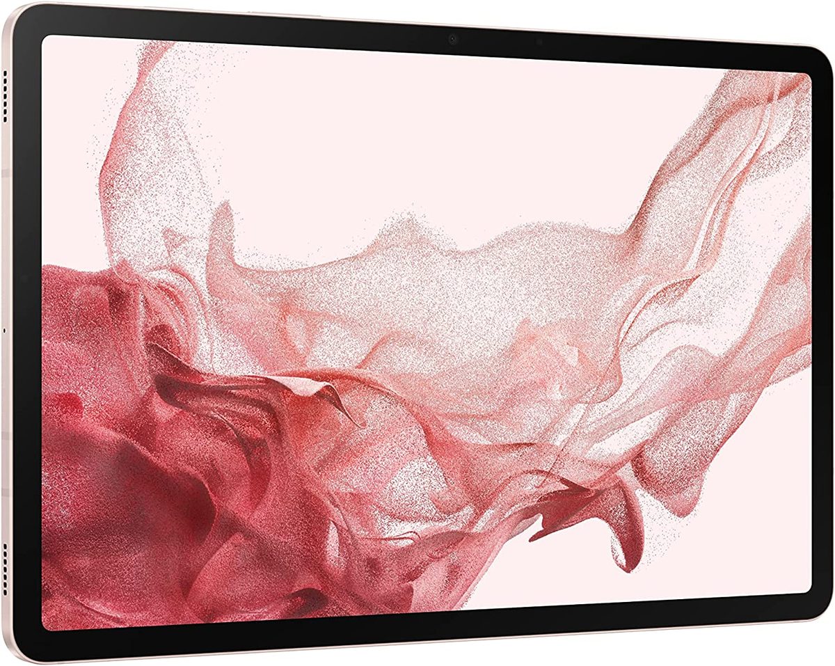 三星 Galaxy Tab S8 11 英寸 256GB WiFi 6E Android 平板电脑带大 LCD 屏幕，持久耐用的电池，随附 S Pen，超广角摄像头，美国版，石墨色