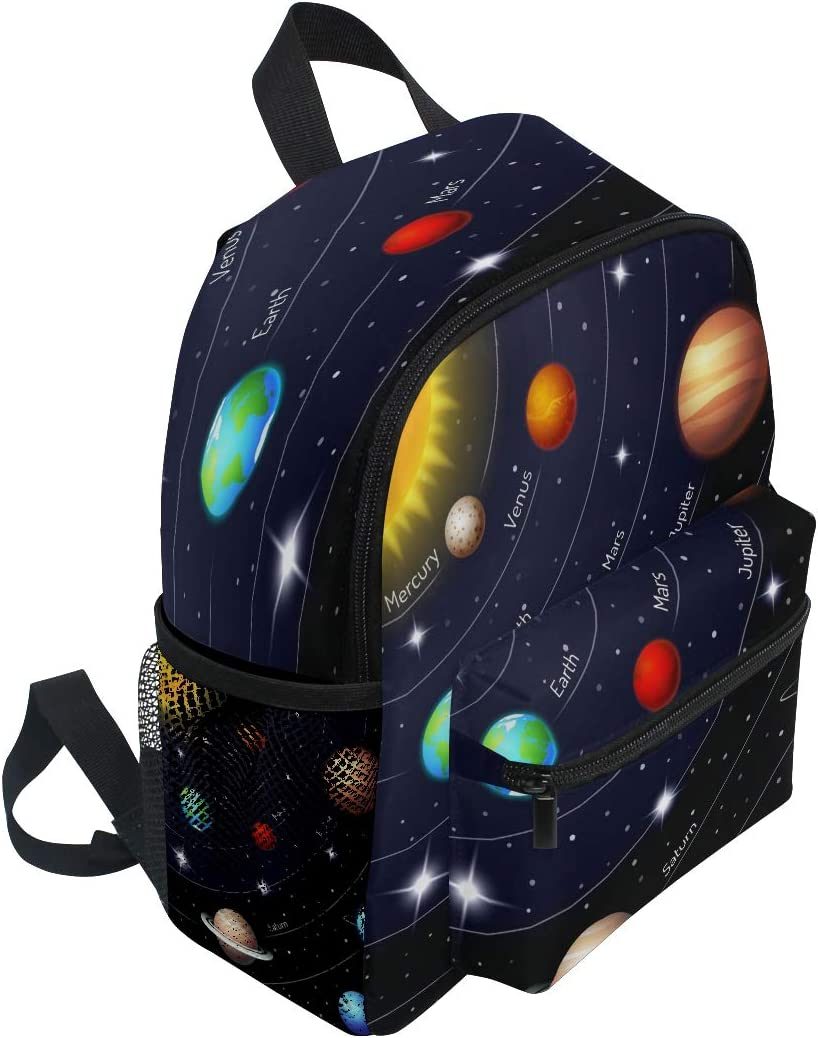 太阳系行星儿童背包幼儿女孩男孩学龄前书包休闲旅行背包书包书包初中小学托儿所幼儿园儿童学生