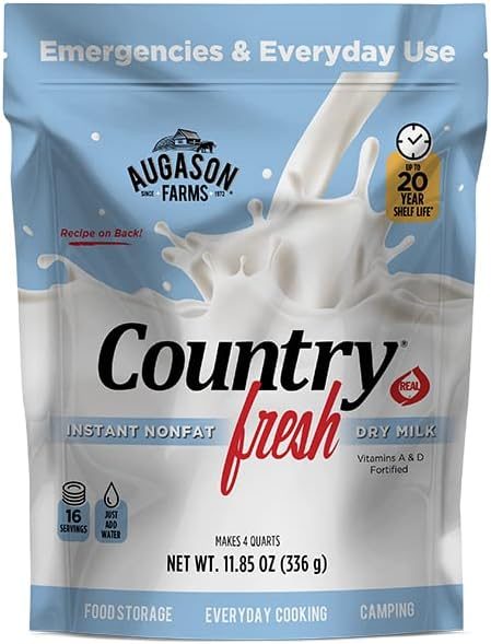 Augason Farms Country Frant 非脂肪密封袋 11.8 盎司