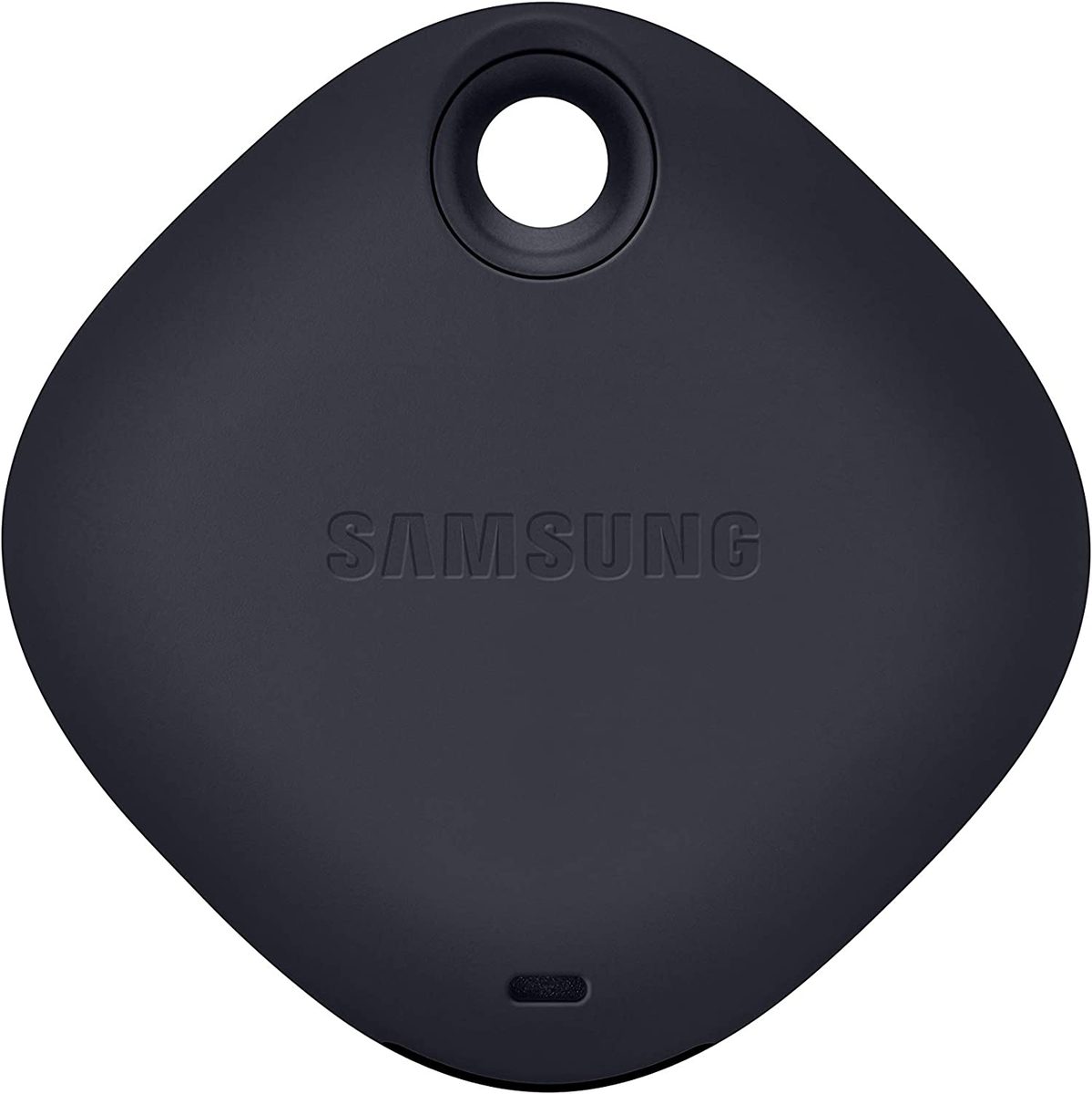 SAMSUNG Galaxy SmartTag 蓝牙智能家居配件追踪器，丢失钥匙附件定位器，包，钱包，行李箱，宠物，眼镜，2021，美国版，黑色