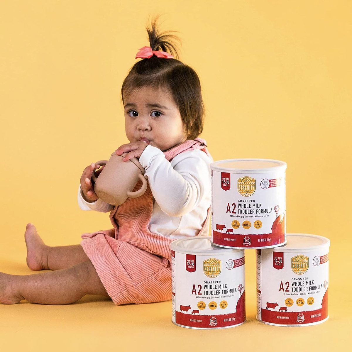 Sereormula Powder Ds Fed Organic A2 W Digest，清洁成分 |清洁标签项目纯度奖 Certifi6 计数