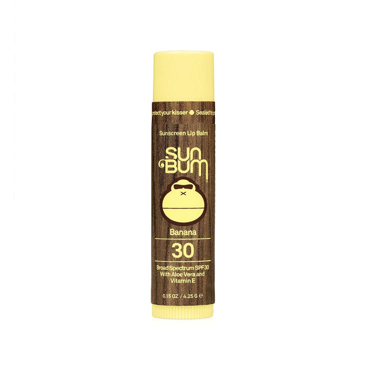Sun Bum SPF 30 防晒润唇膏 |纯素和无动物实验广谱 UVA/UVB 唇部护理，含芦荟和维生素 E，可滋润双唇 |多种包装 |0.15 盎司（3 件装）