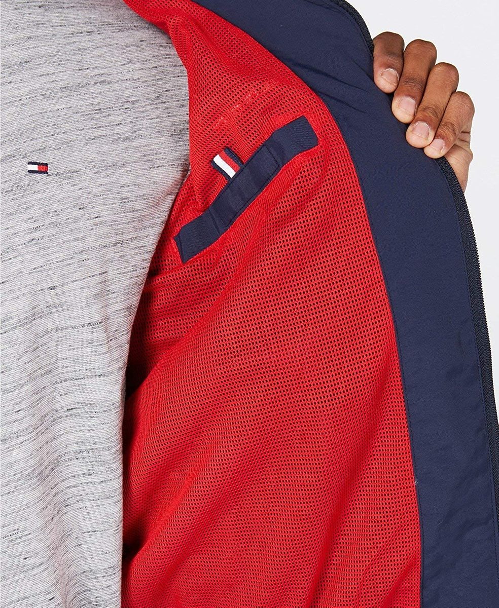 Tommy Hilfiger 男士轻质防水帆船赛飞行员夹克