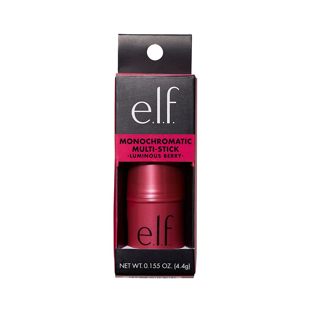 elf, 单色多色棒，奶油色，轻盈，多功能，奢华，增添微光，易于在旅途中使用，轻松混合，闪亮玫瑰，0.155 盎司