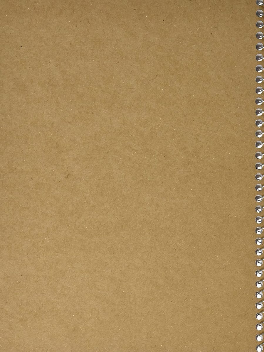 米德螺旋笔记本，1 个主题，方格纸，10-1/2" x 8"，100 张，颜色会有所不同 (05676)