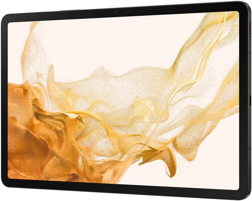 三星 Galaxy Tab S8 11 英寸 256GB WiFi 6E Android 平板电脑带大 LCD 屏幕，持久耐用的电池，随附 S Pen，超广角摄像头，美国版，石墨色
