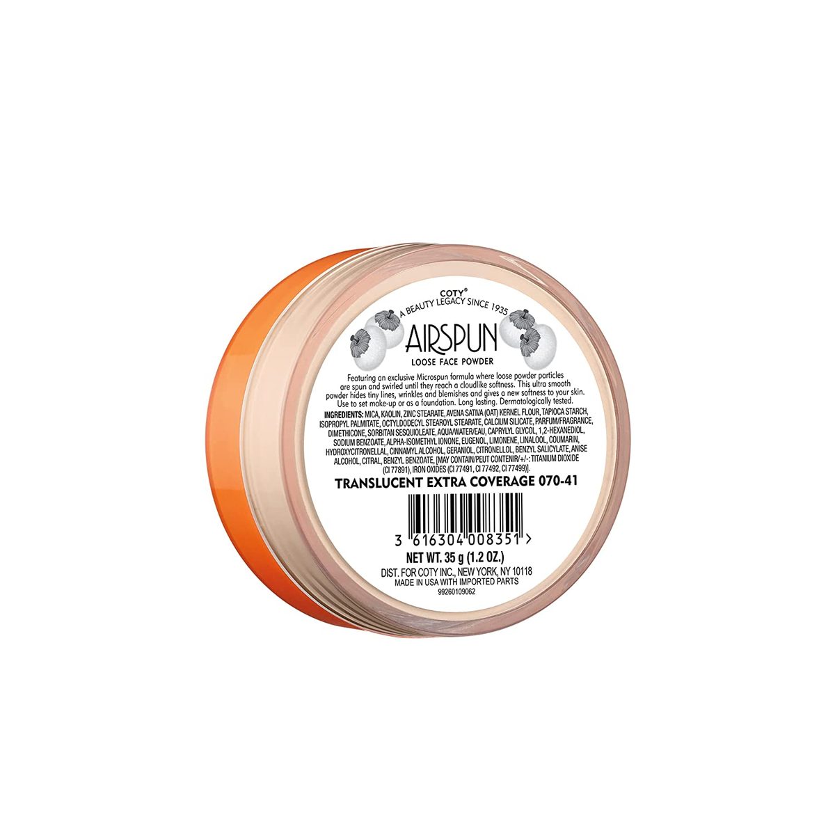 Airspun 散粉半透明额外覆盖