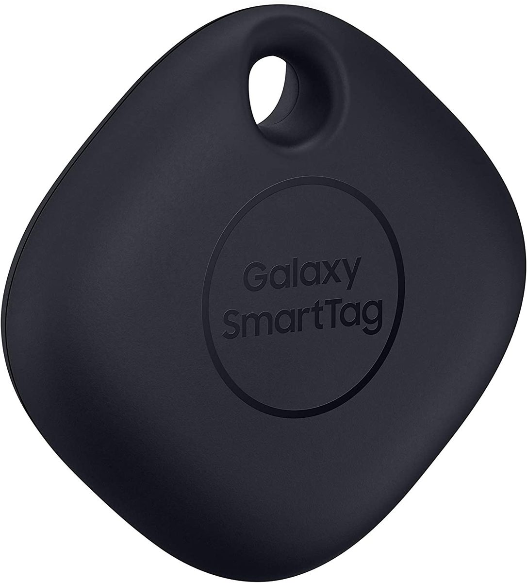 SAMSUNG Galaxy SmartTag 蓝牙智能家居配件追踪器，丢失钥匙附件定位器，包，钱包，行李箱，宠物，眼镜，2021，美国版，黑色