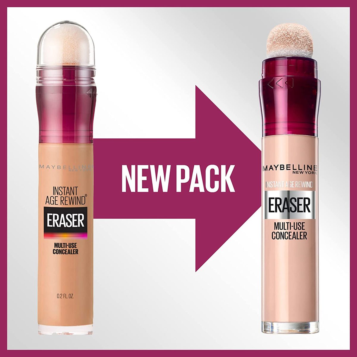 Maybelline Instant Age Rewind Eraser 黑眼圈治疗多用途遮瑕膏，110，1 件（包装可能有所不同）