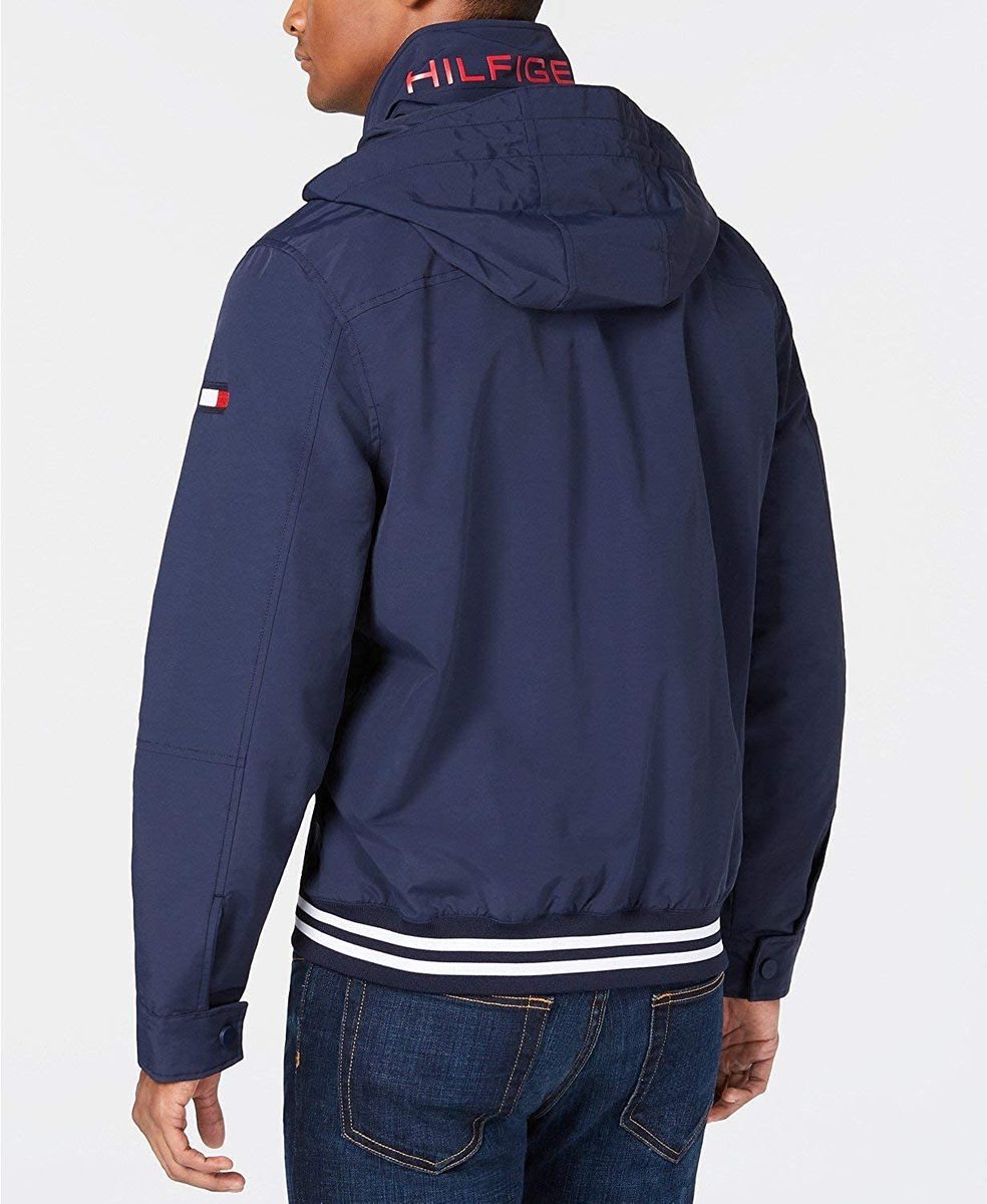 Tommy Hilfiger 男士轻质防水帆船赛飞行员夹克