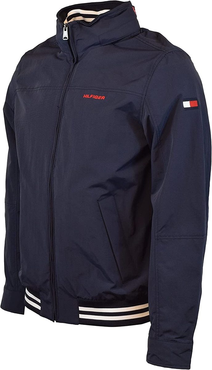 Tommy Hilfiger 男士轻质防水帆船赛飞行员夹克