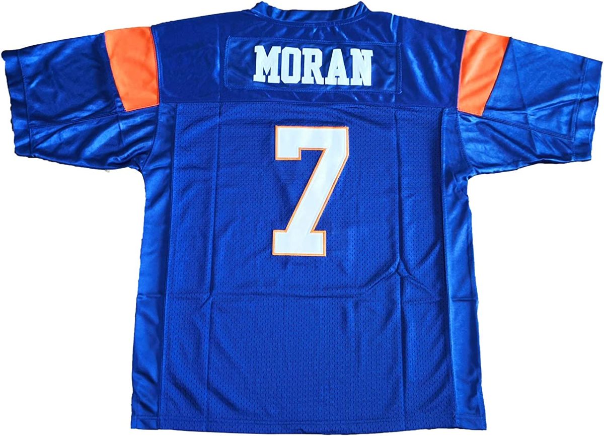 Blue Mountain State 7 Alex Moran 足球球衣蓝白