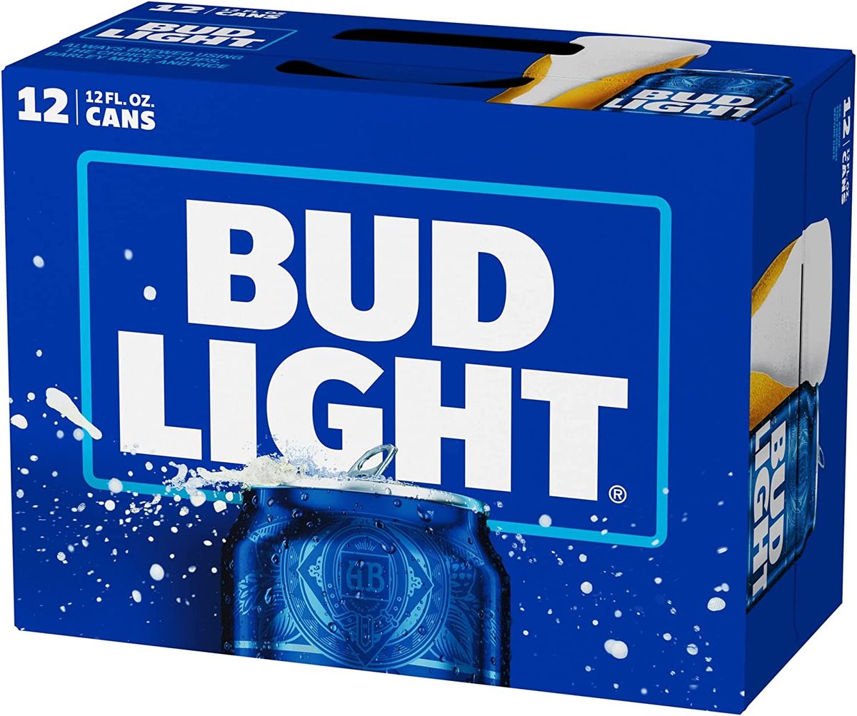 Bud Light，12 包，12 盎司罐装，4.2% ABV