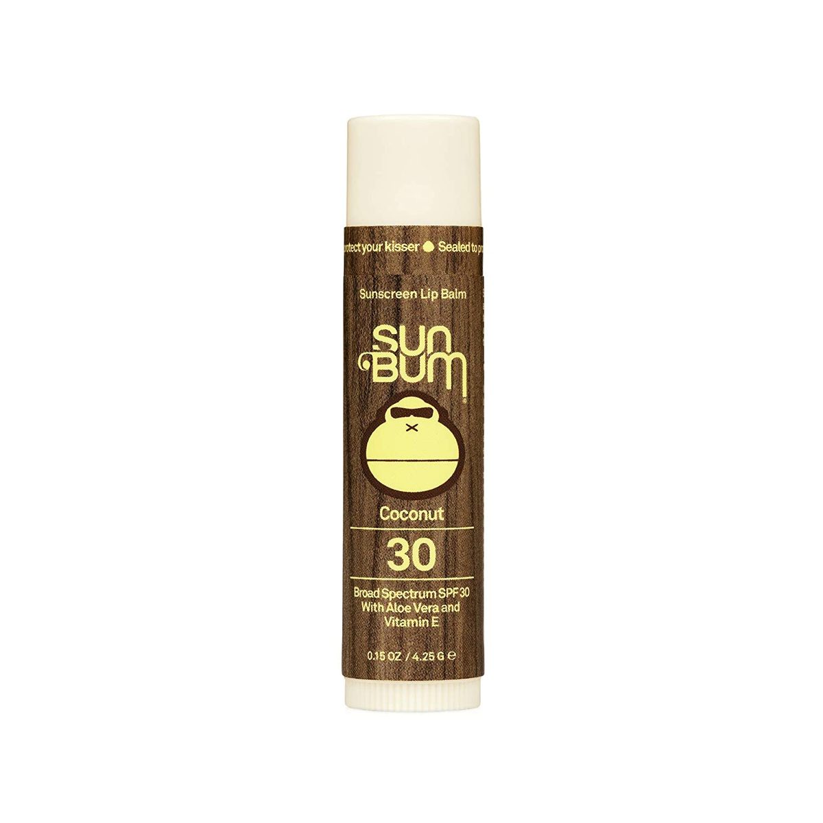 Sun Bum SPF 30 防晒润唇膏 |纯素和无动物实验广谱 UVA/UVB 唇部护理，含芦荟和维生素 E，可滋润双唇 |多种包装 |0.15 盎司（3 件装）