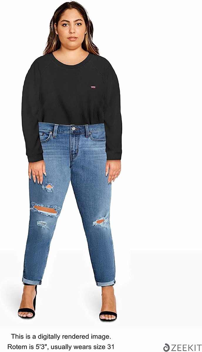Levi's 新款男友式女式牛仔裤（标准版和加大版）