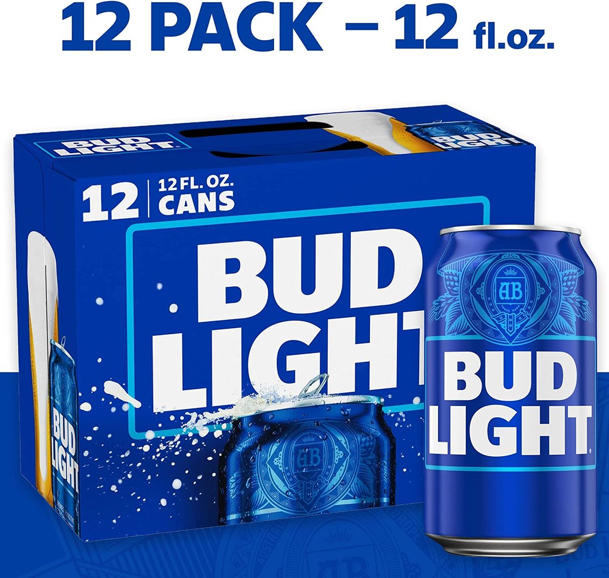 Bud Light，12 包，12 盎司罐装，4.2% ABV