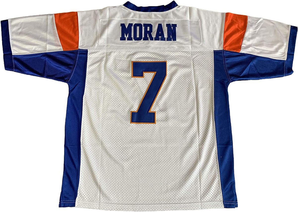 Blue Mountain State 7 Alex Moran 足球球衣蓝白