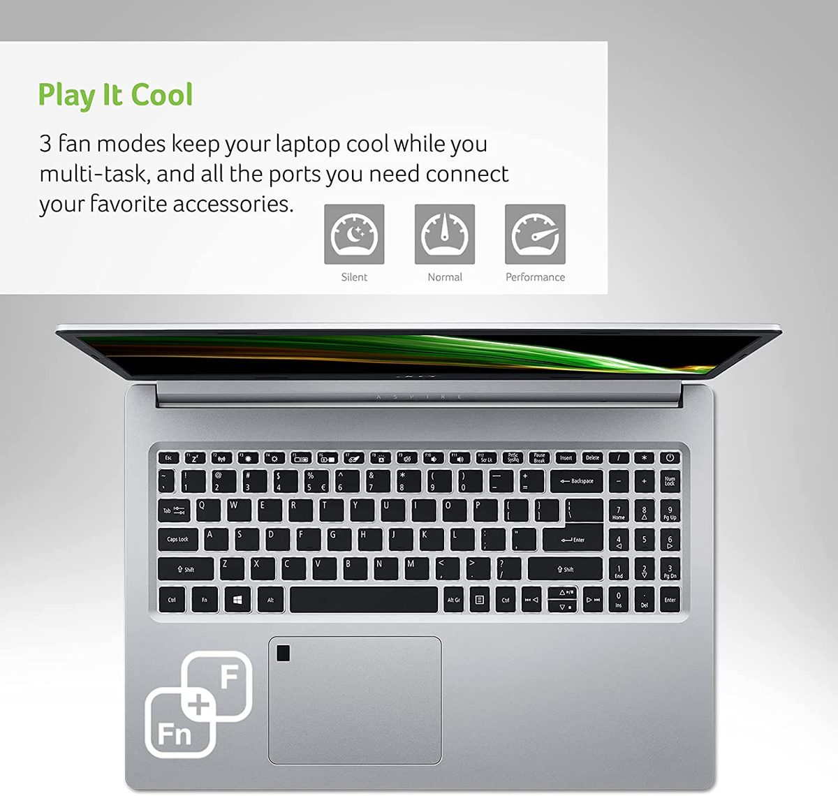 宏碁 Aspire 5 A515-46-R3UB | 15.6 英寸全高清 IPS 显示屏 | AMD Ryzen 3 3350U 四核移动处理器 | 4GB DDR4 | 128GB NVMe SSD | WiFi 6 | 背光 KB | FPR | Amazon Alexa | Windows 11 Home S 模式
