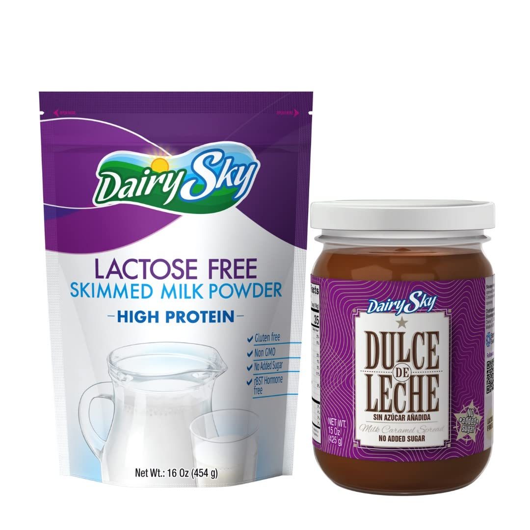DairySky Lacer 和 Dulce de Leche Sin Azucar | Laclk Ko 钙 |无添加焦糖、Gl冰淇淋、甜点、咖啡等