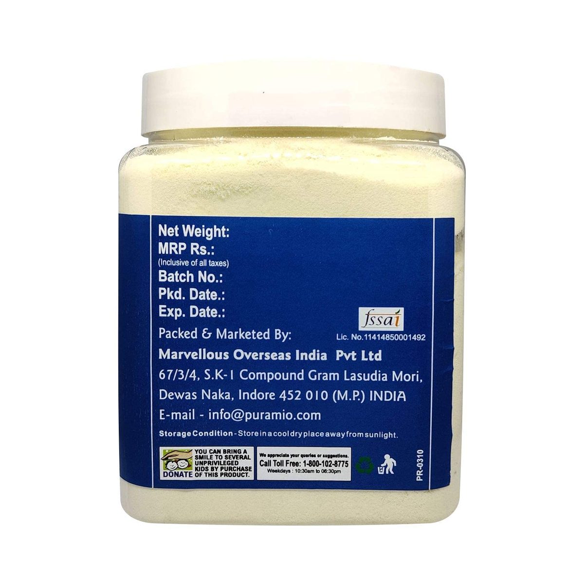 Desko W00% 天然]，（600 克）