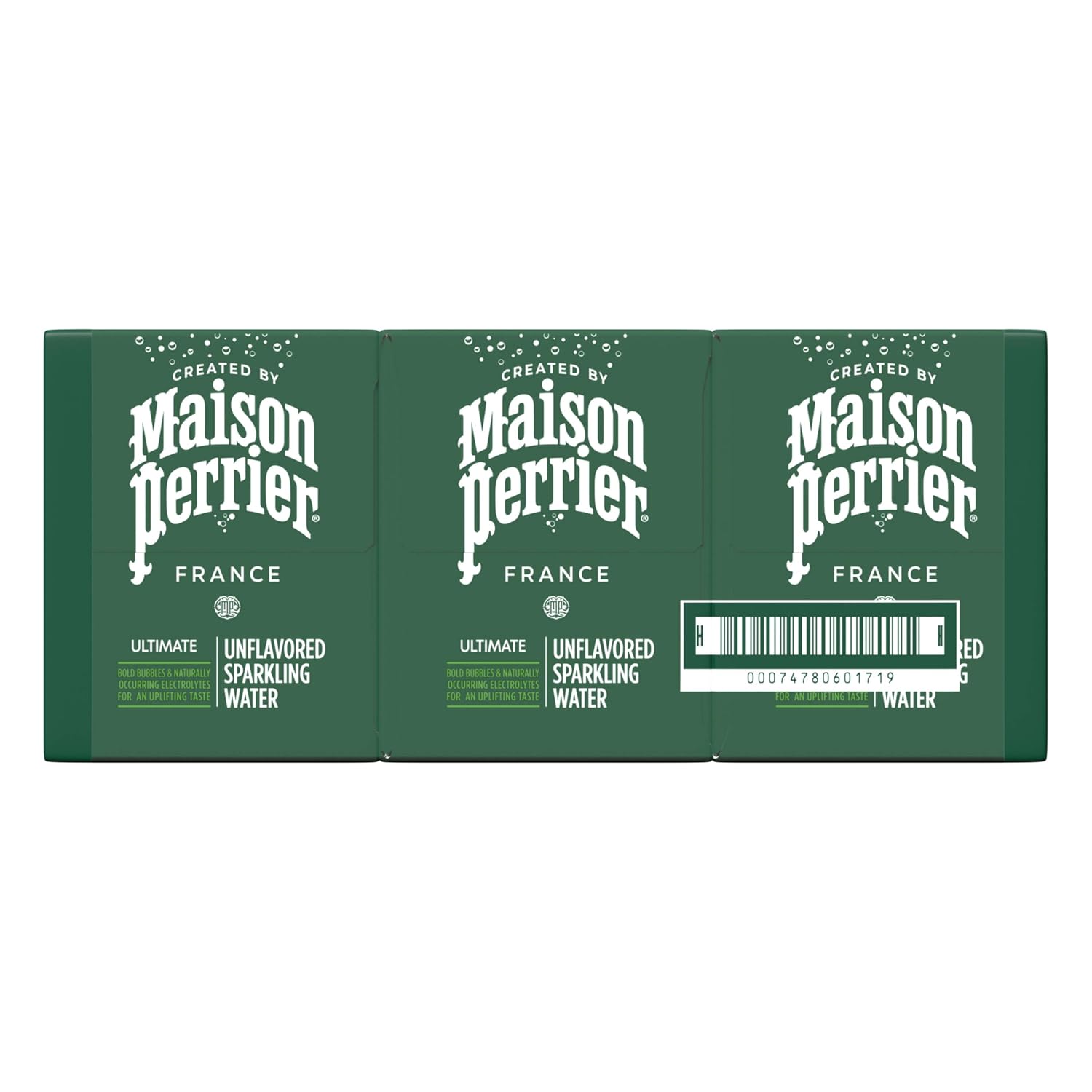 Maison Perrier终极苏打水，11.15盎司罐装，8支，3包