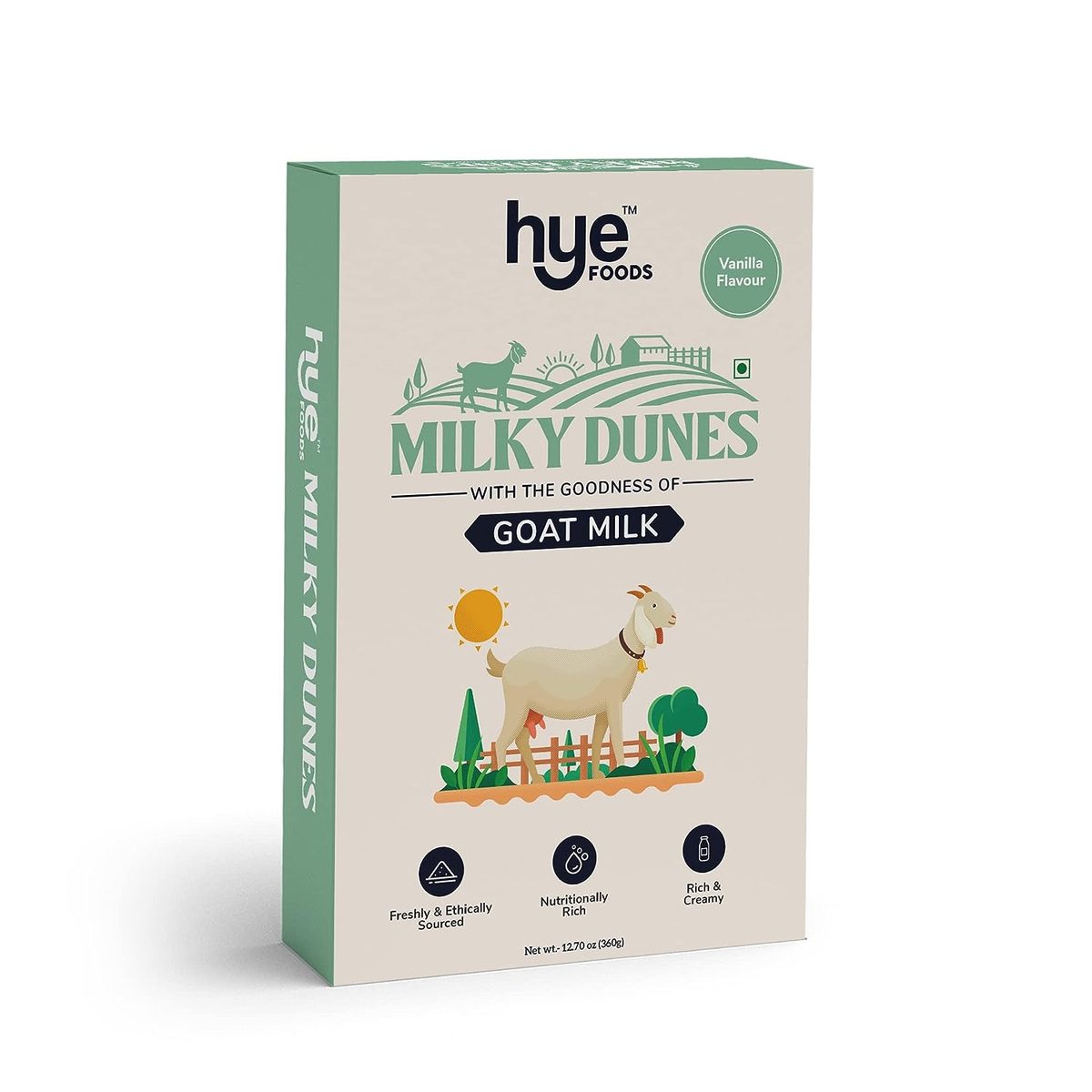HYE FOODS 牛奶德 |牧场放牧？香草味？ 12.69 盎司（360 克）