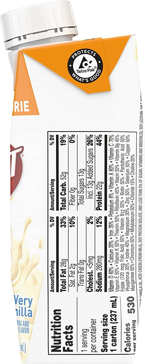BOOST 高热量营养饮料，非常香草味，8 液体盎司（24 包）