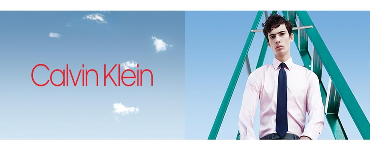 Calvin Klein 男士黑色领带