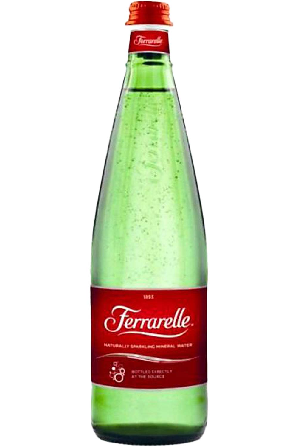 Ferrarelle-天然矿泉水-750毫升（6个玻璃瓶）