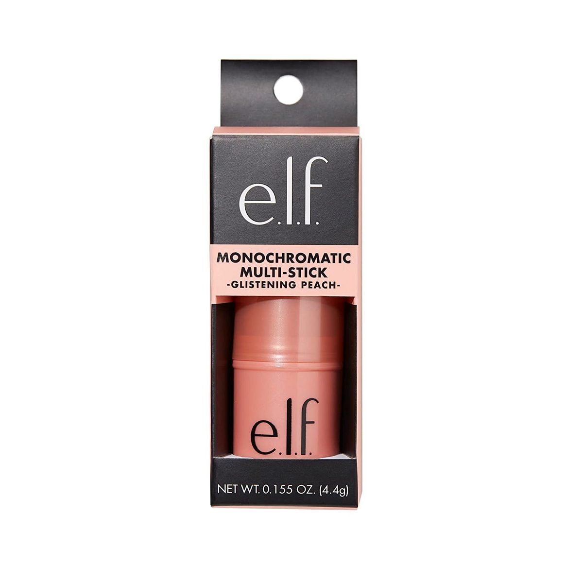 elf, 单色多色棒，奶油色，轻盈，多功能，奢华，增添微光，易于在旅途中使用，轻松混合，闪亮玫瑰，0.155 盎司