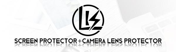 [3+3+1] LK 3 件装 iPhone 12 屏幕保护膜 + 3 件装带对准框的镜头保护膜，[9H] 钢化玻璃，防刮擦，无气泡，适用于 iPhone 12 的光滑触摸屏保护膜，透明，6.1 英寸