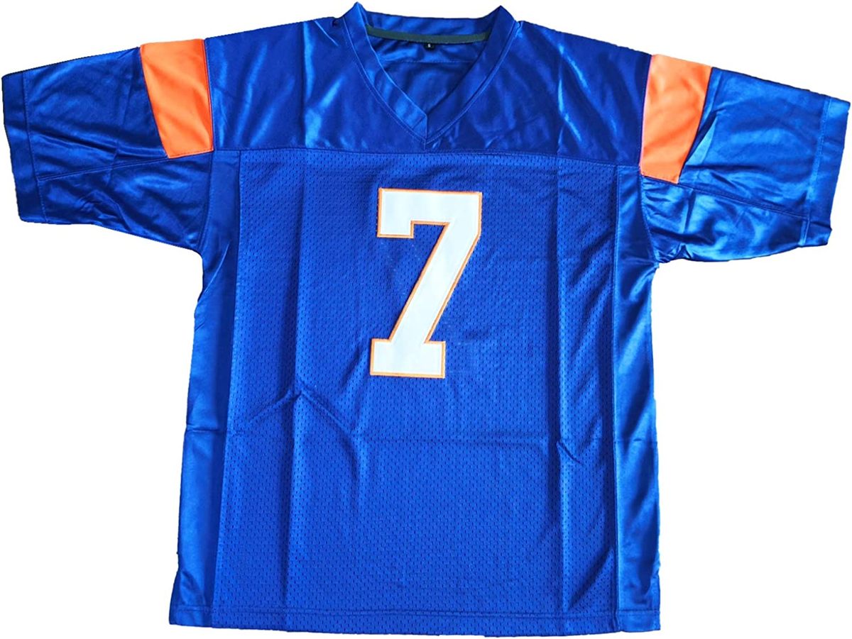 Blue Mountain State 7 Alex Moran 足球球衣蓝白