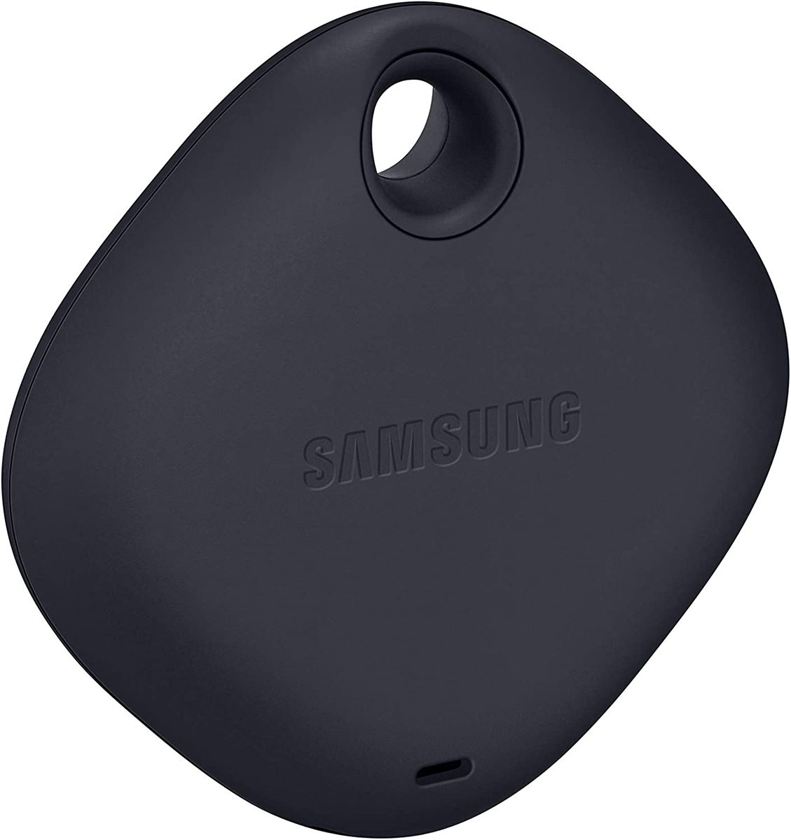 SAMSUNG Galaxy SmartTag 蓝牙智能家居配件追踪器，丢失钥匙附件定位器，包，钱包，行李箱，宠物，眼镜，2021，美国版，黑色