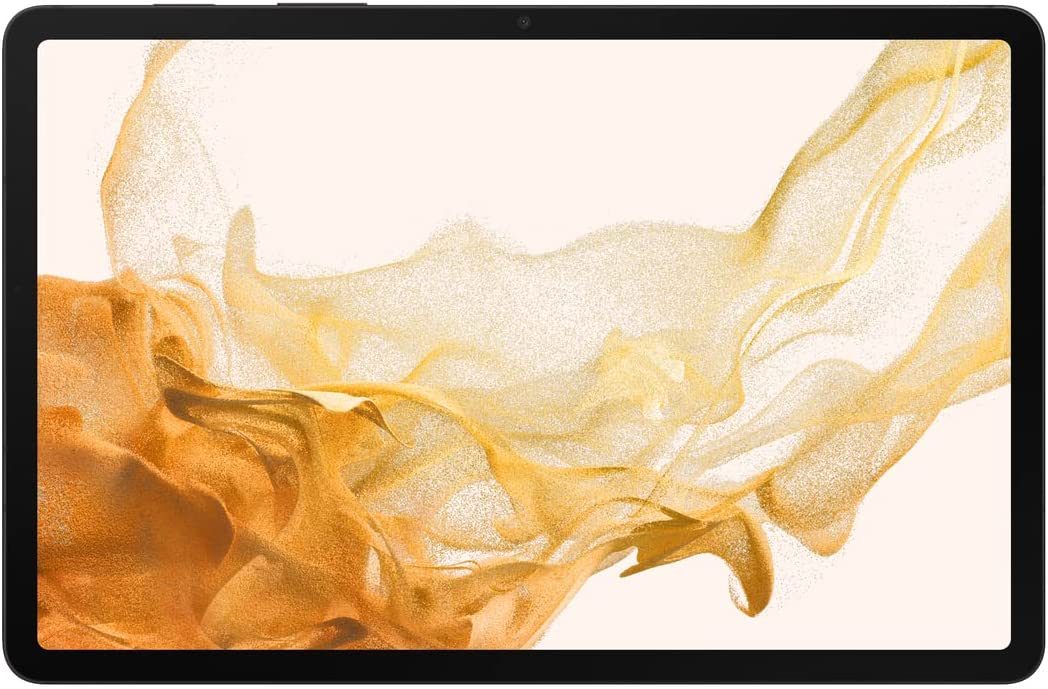 三星 Galaxy Tab S8 11 英寸 256GB WiFi 6E Android 平板电脑带大 LCD 屏幕，持久耐用的电池，随附 S Pen，超广角摄像头，美国版，石墨色