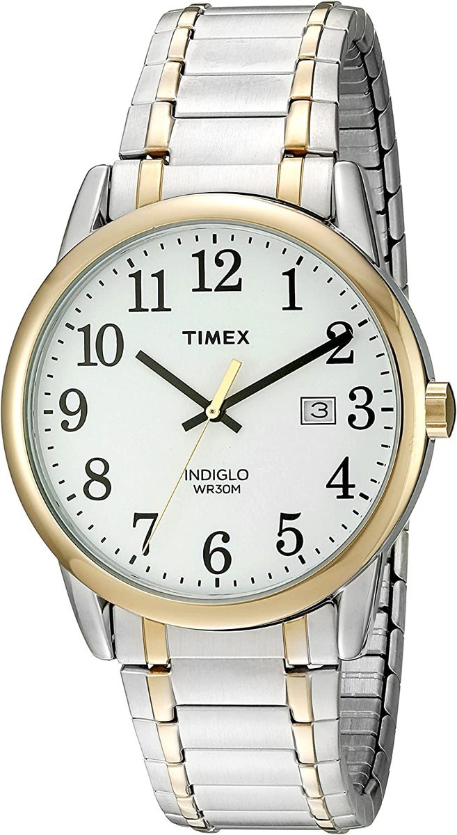 Timex Easy Reader 日期扩展表带 38 毫米手表