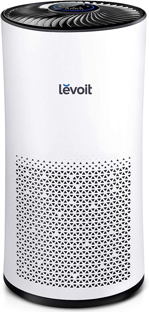 LEVOIT 家用大房间空气净化器，适用于卧室的 H13 真正 HEPA 过滤器，自动模式，过敏和宠物清洁剂，烟雾霉菌花粉粉尘，LV-H133，白色