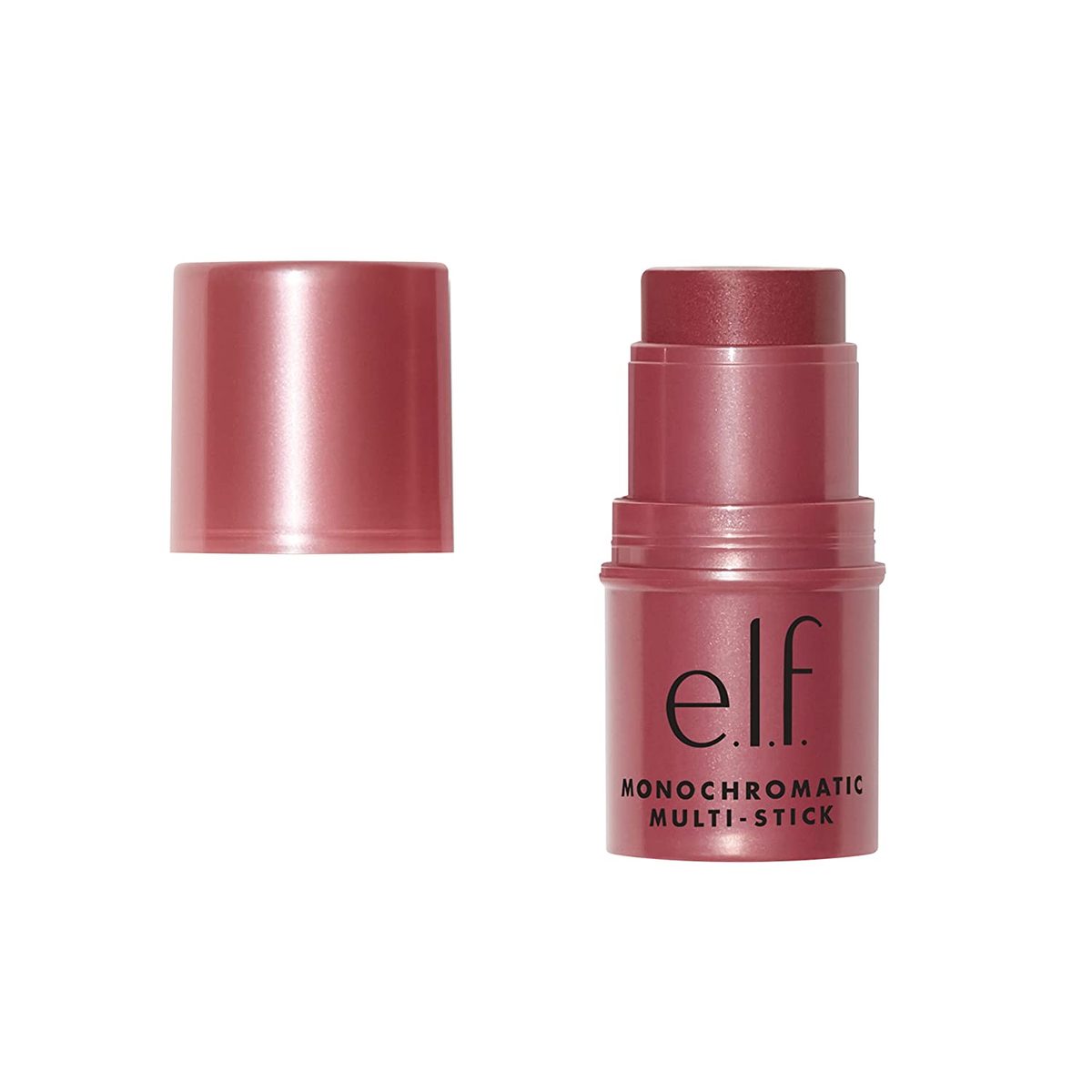 elf, 单色多色棒，奶油色，轻盈，多功能，奢华，增添微光，易于在旅途中使用，轻松混合，闪亮玫瑰，0.155 盎司