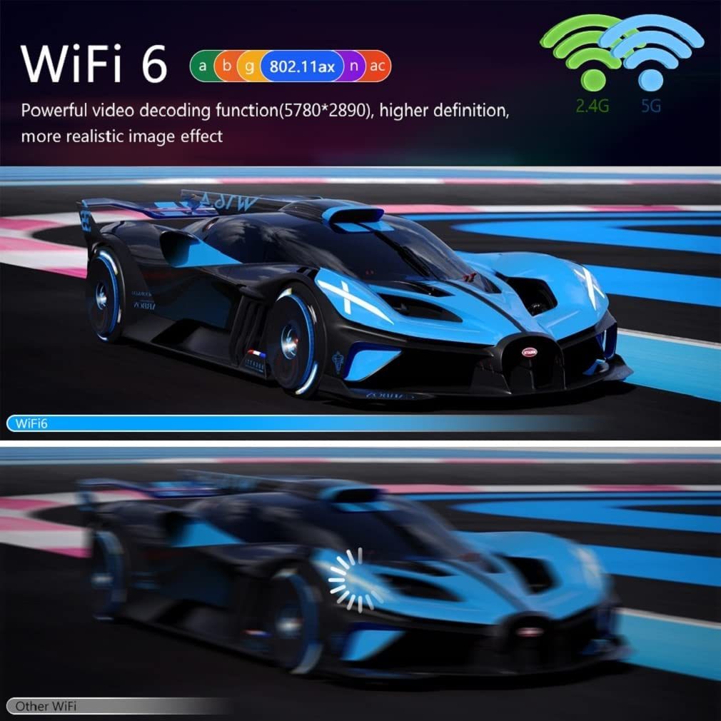 Android 电视盒 12.0 4GB 32GB H618 智能机顶盒支持 WiFi6 2.4GHz/5GHz 超高清分辨率蓝牙 5.0 以太网 LAN 100M 3D 6K 流畅稳定的播放器