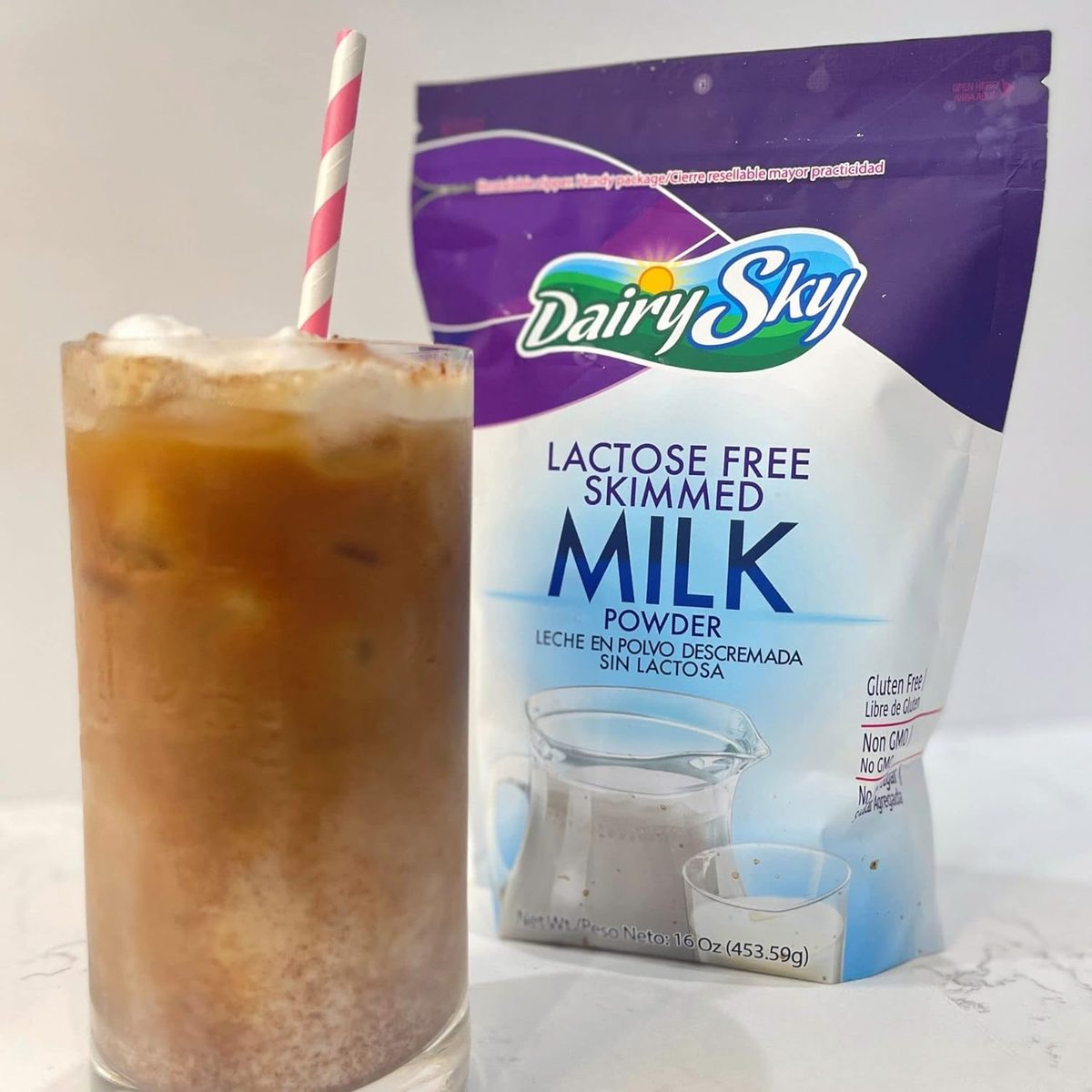 DairySky 牛奶汁 Sabor 巧克力和花边 16 盎司