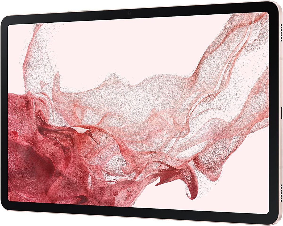 三星 Galaxy Tab S8 11 英寸 256GB WiFi 6E Android 平板电脑带大 LCD 屏幕，持久耐用的电池，随附 S Pen，超广角摄像头，美国版，石墨色
