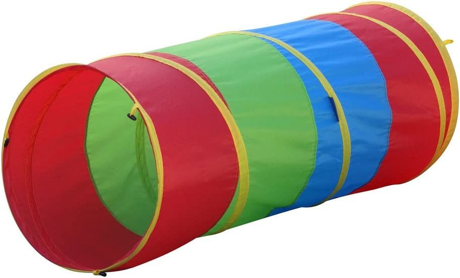 Gigatent Kids Play Tent and Tunnel One Square Cubby - One Dome Crawl Colorful Castle 帐篷，Po Up 儿童游戏屋，适合男孩和女孩玩具，室内和室外使用