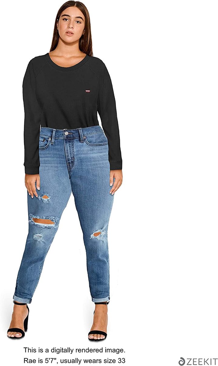 Levi's 新款男友式女式牛仔裤（标准版和加大版）